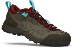 Black Diamond Mission Leather Low WP Approach Schoenen Dames, Bruin/rood