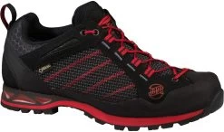 Hanwag Makra GTX Lage Schoenen Heren, Zwart/rood