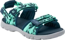 Jack Wolfskin 2 IN 1 Sandalen Kinderen, Blauw