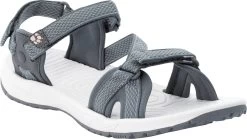 Jack Wolfskin Lakewood Ride Sandalen Dames, Grijs/wit