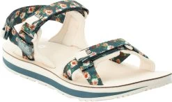 Jack Wolfskin Outfresh Deluxe Sandalen Dames, Groen/beige