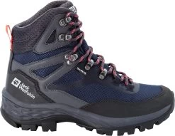 Jack Wolfskin Rebellion Guide Texapore Mid Shoes Women, Blauw/grijs