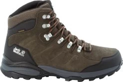 Jack Wolfskin Refugio Texapore Mid Shoes Men, Olijf/grijs