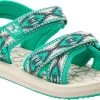 Jack Wolfskin Zulu VC Sandalen Kinderen, Groen/wit