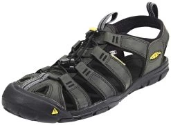 Keen Clearwater CNX Leather Sandalen Heren, Grijs