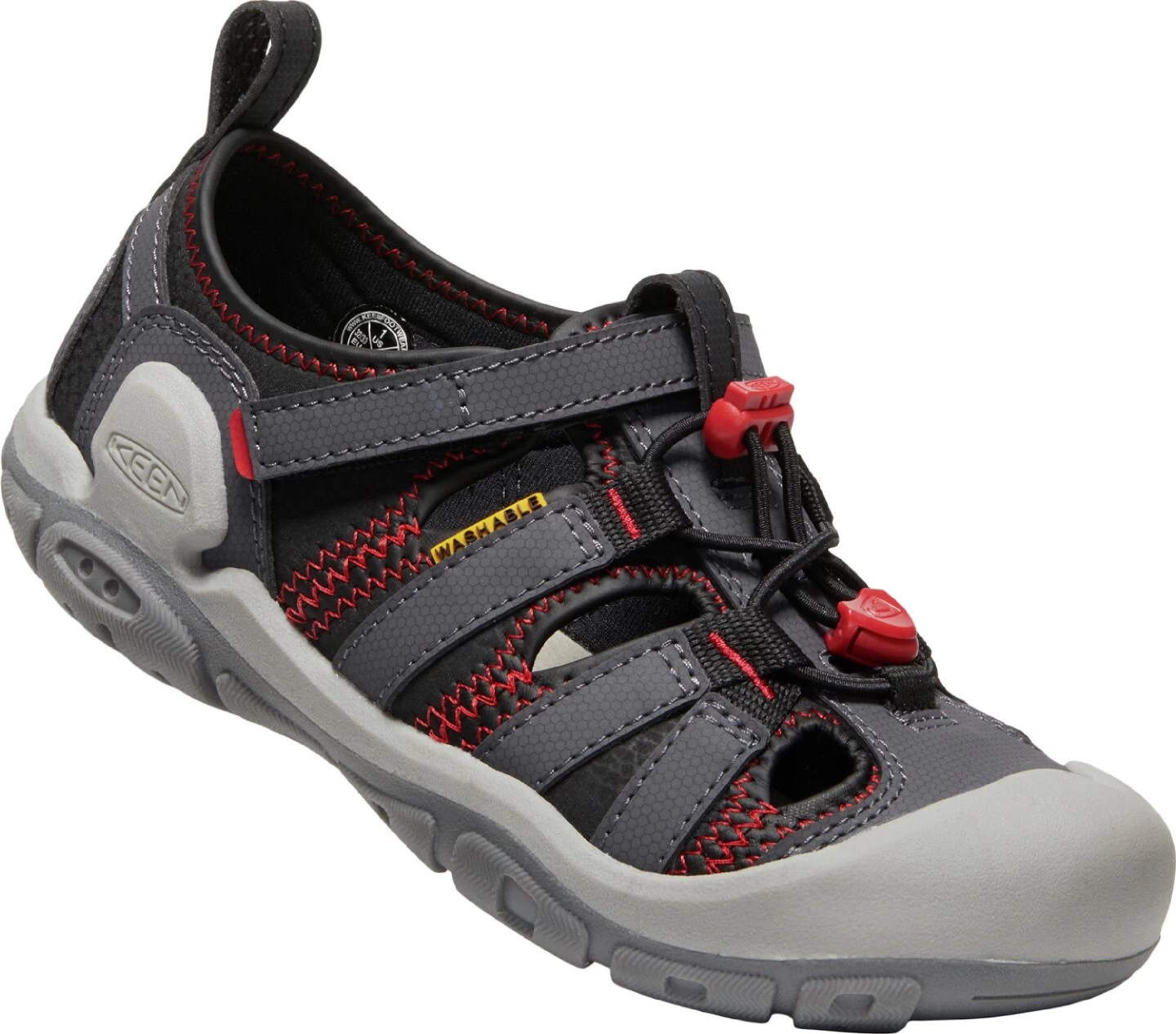 Keen Knotch Creek Sandalen Jongeren, Grijs/zwart