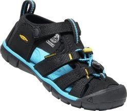 Keen Seacamp II CNX Sandalen Kinderen, Zwart/blauw