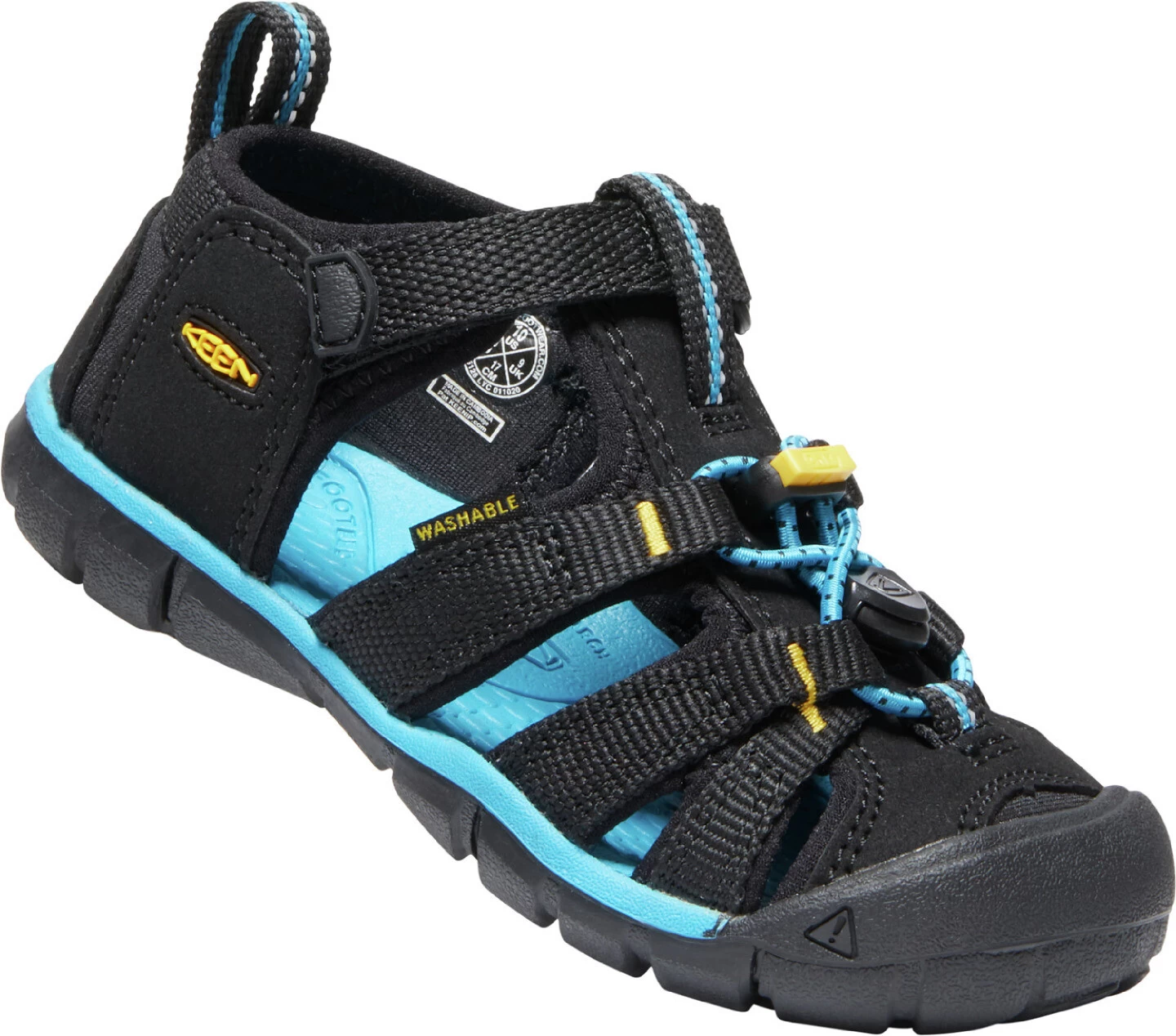 Keen Seacamp II CNX Sandalen Kinderen, Zwart/blauw