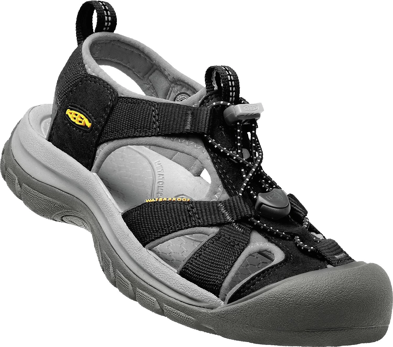 Keen Venice H2 Sandalen Dames, Zwart/grijs