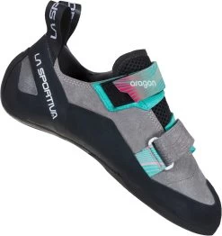 La Sportiva Aragon Klimschoenen Dames, Grijs/turquoise