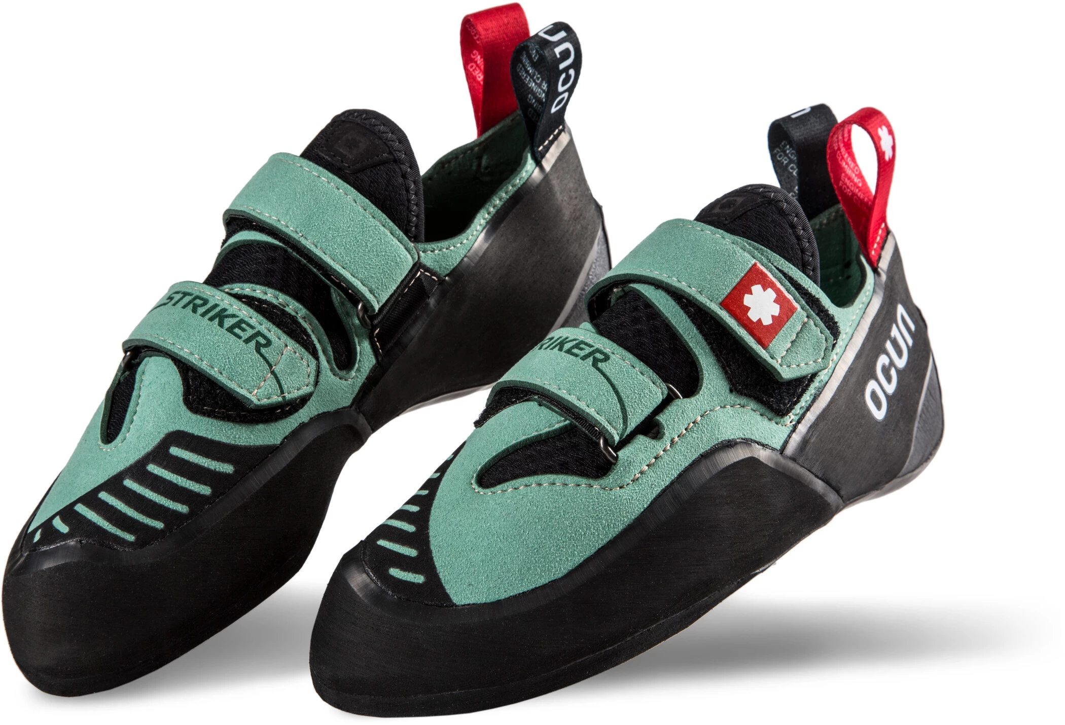 Ocun Striker QC Climbing Shoes, Zwart/groen