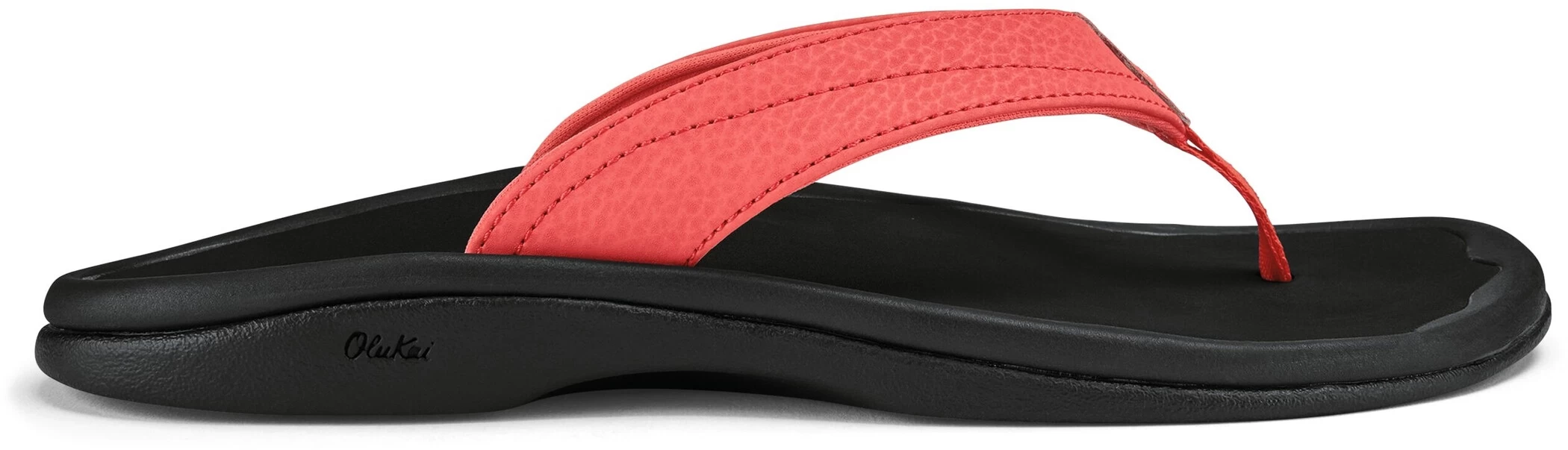 OluKai Ohana Sandalen Dames, Roze/zwart