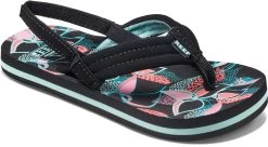 Reef Ahi Sandalen Kinderen, Zwart/bont