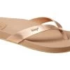Reef Cushion Bounce Court Teenslippers Dames, Beige/zwart