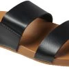 Reef Cushion Bounce Vista Slides Dames, Zwart