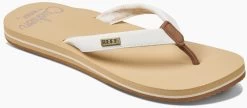 Reef Cushion Sands Sandalen Dames, Beige/wit