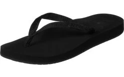 Reef Ginger Teenslippers Dames, Zwart