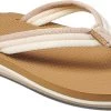 Reef Voyage Lite Beach Sandalen Dames, Wit/beige