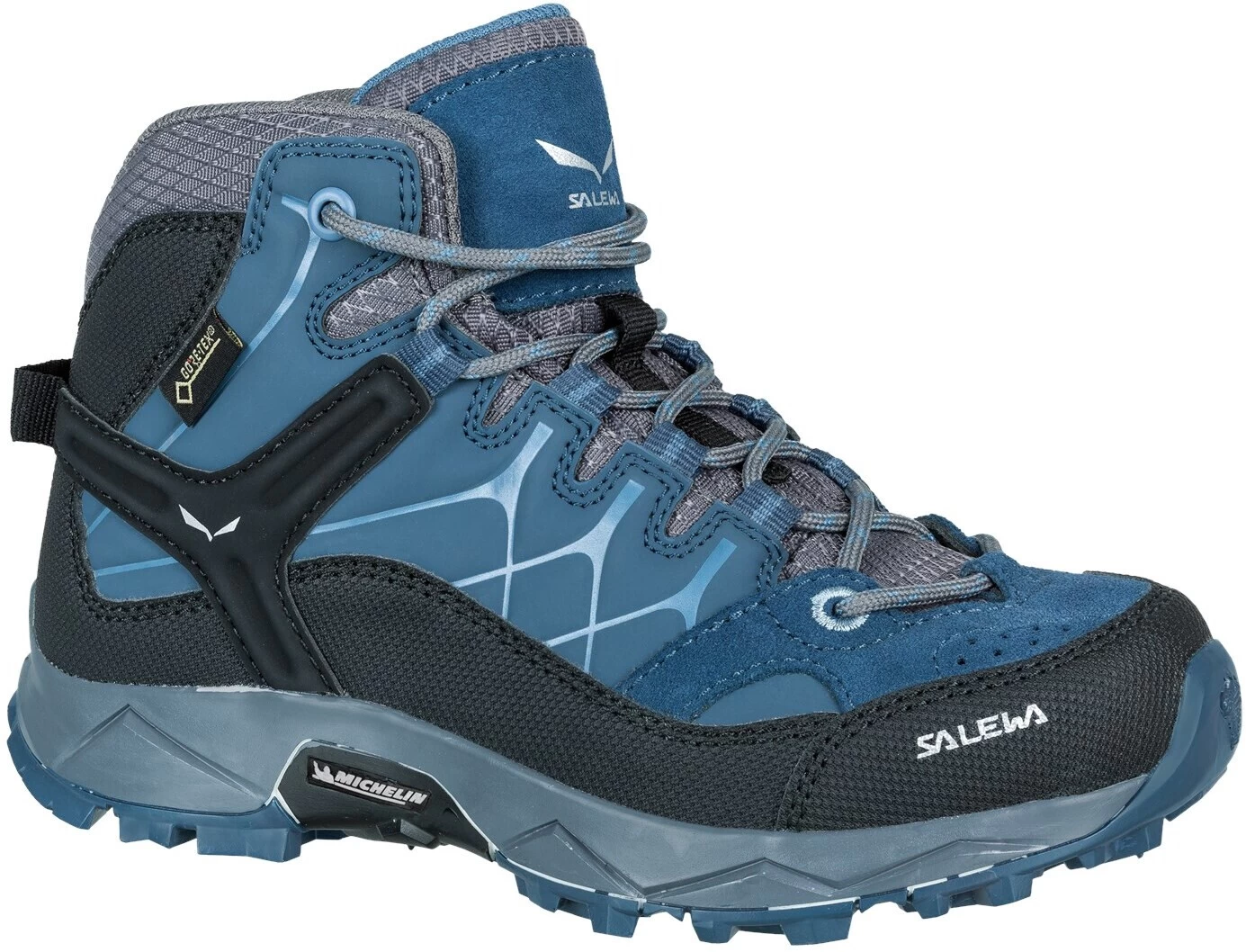 SALEWA Alp Trainer GTX Midden Schoenen Kinderen, Blauw/zwart