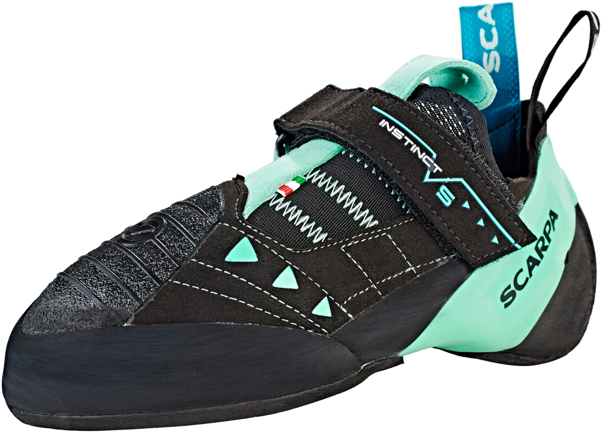 Scarpa Instinct VS Klimschoenen Dames, Zwart/turquoise