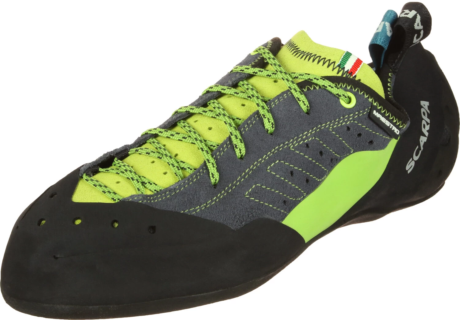Scarpa Maestro Plus Klimschoenen Heren, Grijs/groen