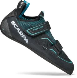 Scarpa Reflex V Klimschoenen Dames, Zwart/blauw