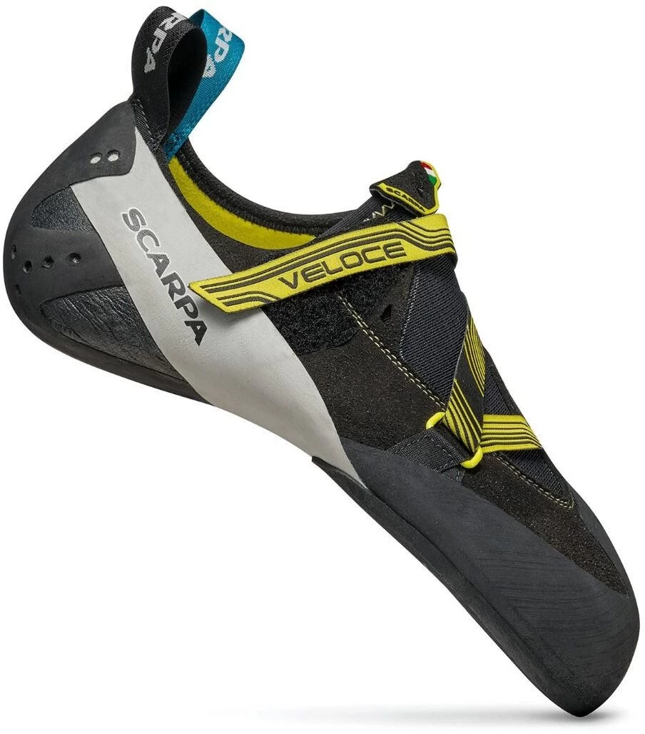 Scarpa Veloce Klimschoenen Heren, Zwart/geel