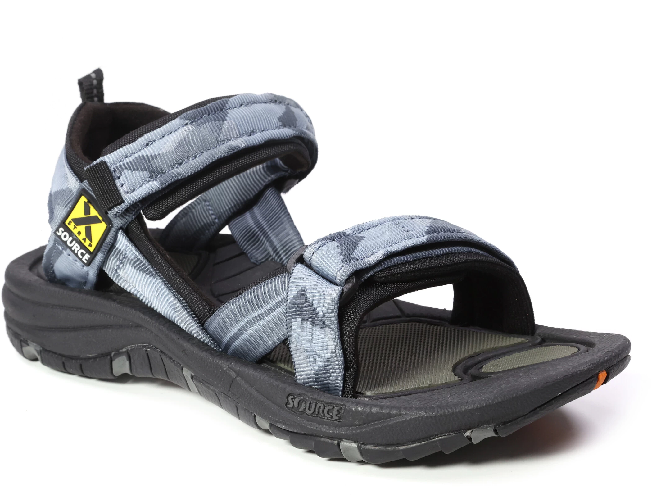 SOURCE Gobi Sandalen Heren, Grijs/zwart