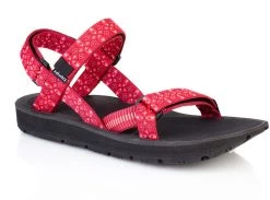 SOURCE Stream Sandalen Dames, Rood/zwart