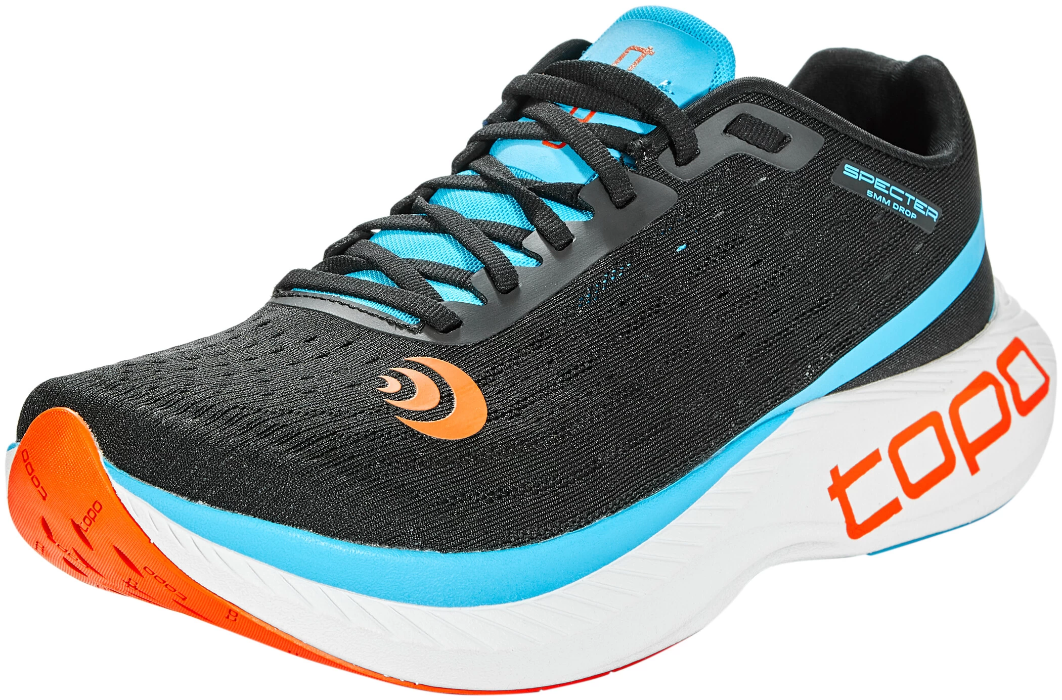 Topo Athletic Specter Hardloopschoenen Heren, Zwart/blauw