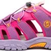 TROLLKIDS Kvalvika Sandalen Kinderen, Violet/roze