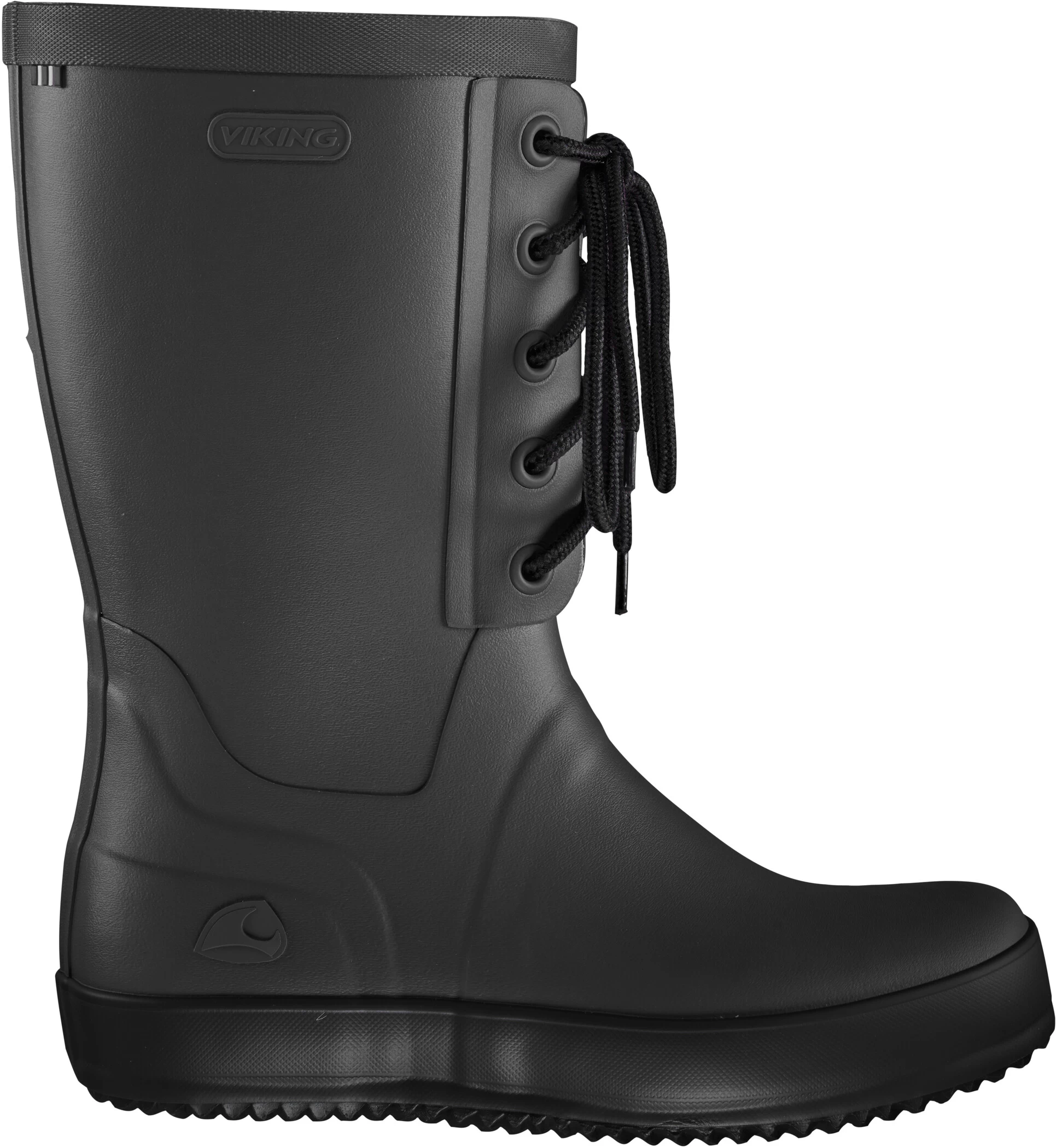 Viking Footwear Retro Logg Rubberen Laarzen Dames, Zwart